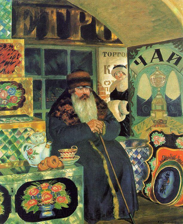 Boris Kustodiev Merchant Chest Maker